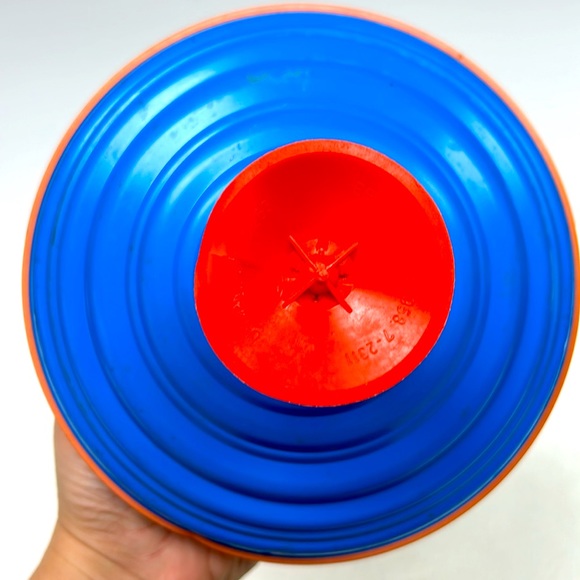 Vintage LBZ tin litho anthropomorphic kitsch spinning top from West Germany - Picture 10 of 14